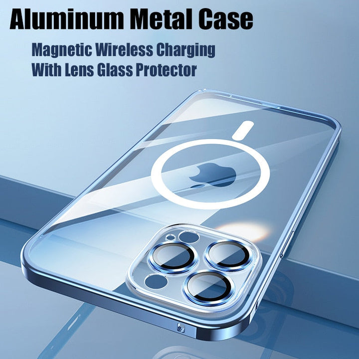Skanto | Metall Bumper Aluminium Magnetisk Telefon Etui