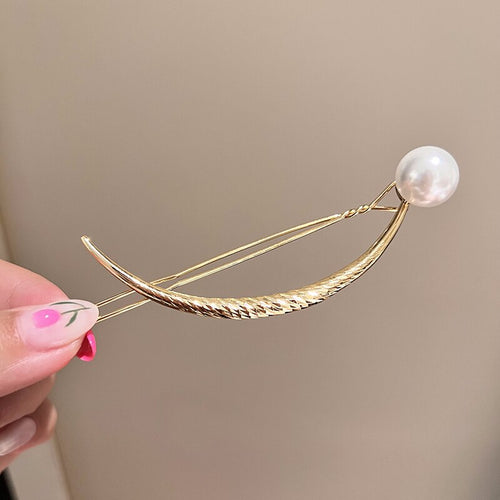 Skanto | Koreansk Stil Elegant Perle Hårspenne