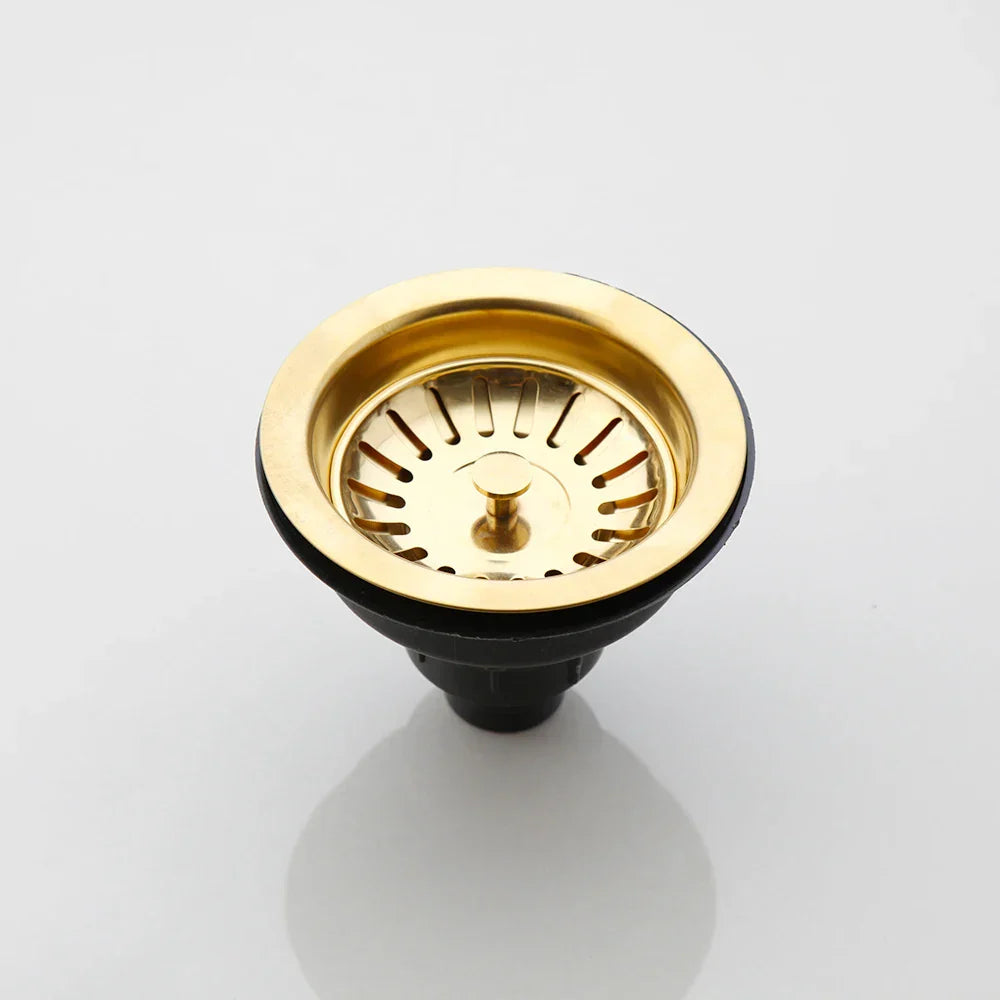 AquaGuard Rustfritt Stål Vaskestrainer med Luktfilter – Pop-Up Stopper & Anti-Blocking Kurv Skanto