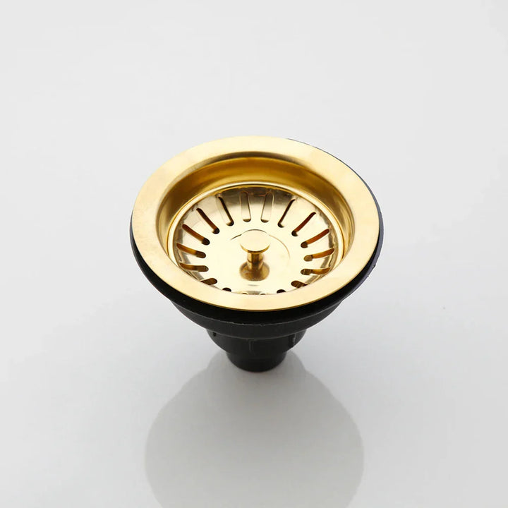 AquaGuard Rustfritt Stål Vaskestrainer med Luktfilter – Pop-Up Stopper & Anti-Blocking Kurv Skanto
