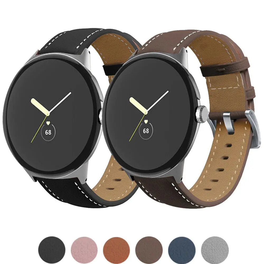 Skanto | Premium syntetisk lærarmbånd for Pixel Watch | Pixel Watch 2