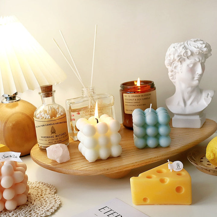 Skanto | BubbleGlow Candle | Fullfør interiøret ditt med dette vakre og trendy lyset