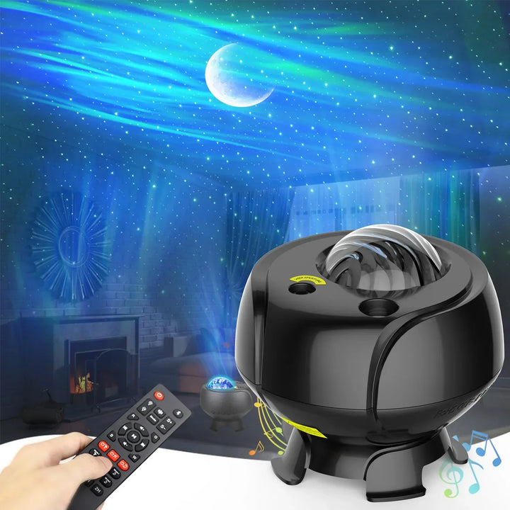 Starfield Galaxy Høyttaler Lysprojektor | Skanto