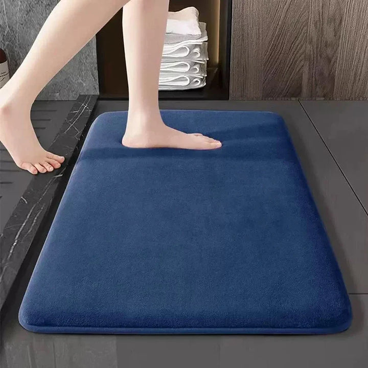 Skanto | Absorberende Antiskli Badematte laget av Korallfløyel for Badet