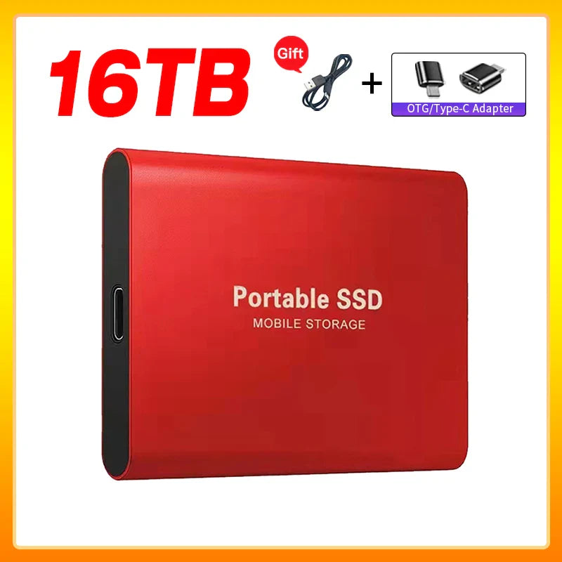 Skanto | Høyhastighets Ekstern Solid State Drive 1TB Bærbar Ekstern Harddisk ssd 2TB Ekstern harddisk ssd harddisk For Laptop Mac
