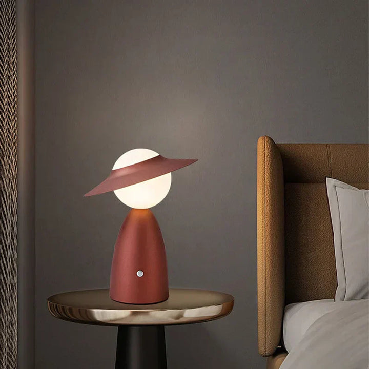 Skanto | Batteri Bordlampe Mann med Hatt