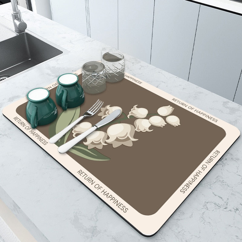 AbsorpTowel Mat - Antiskli, Ultra-absorberende og Stilig Skanto