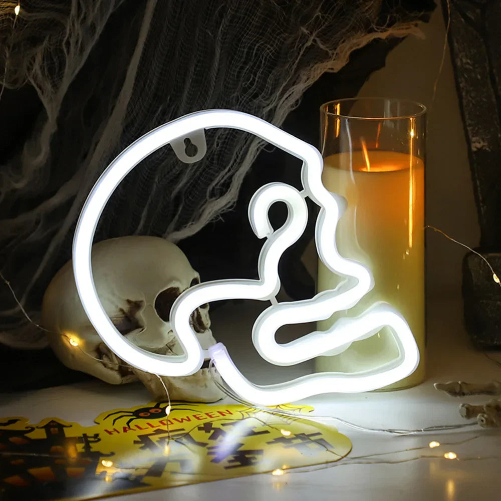 Skanto Neon Skilt – USB/Batteridrevet LED Neon Lys for Hjemmedekorasjon