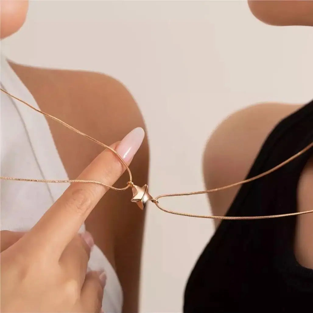 Skanto | Dainty Magnetic Star Necklace Pair