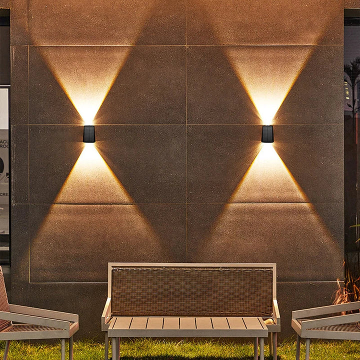 Solar LED Vegglys Skanto