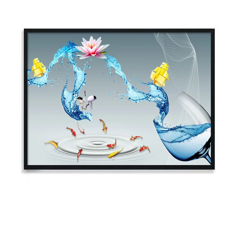 Art View Elegant Canvas Electric Box Cover | Skanto