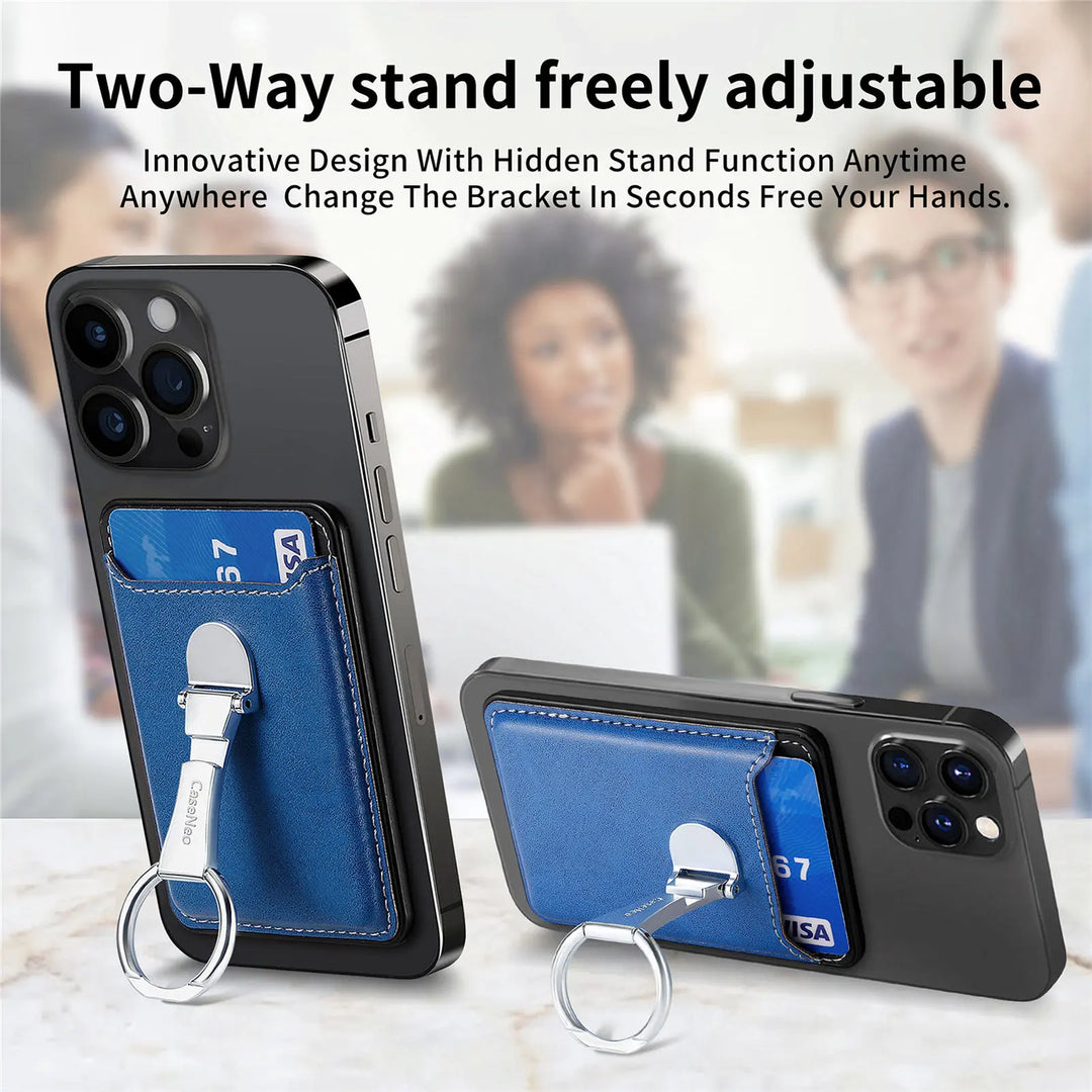 Skanto | Lær Magsafe Telefon Lommebok Holder