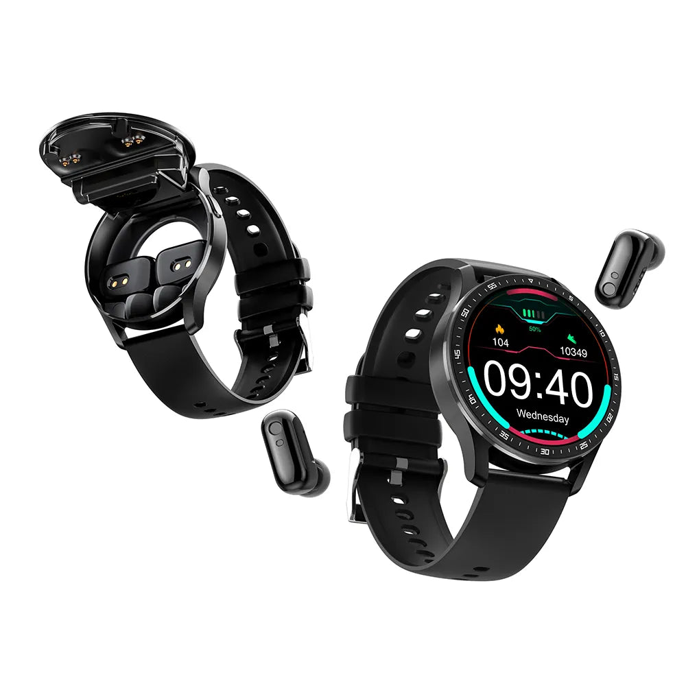 Skanto | To i én smartklokke med Bluetooth-ørepropper