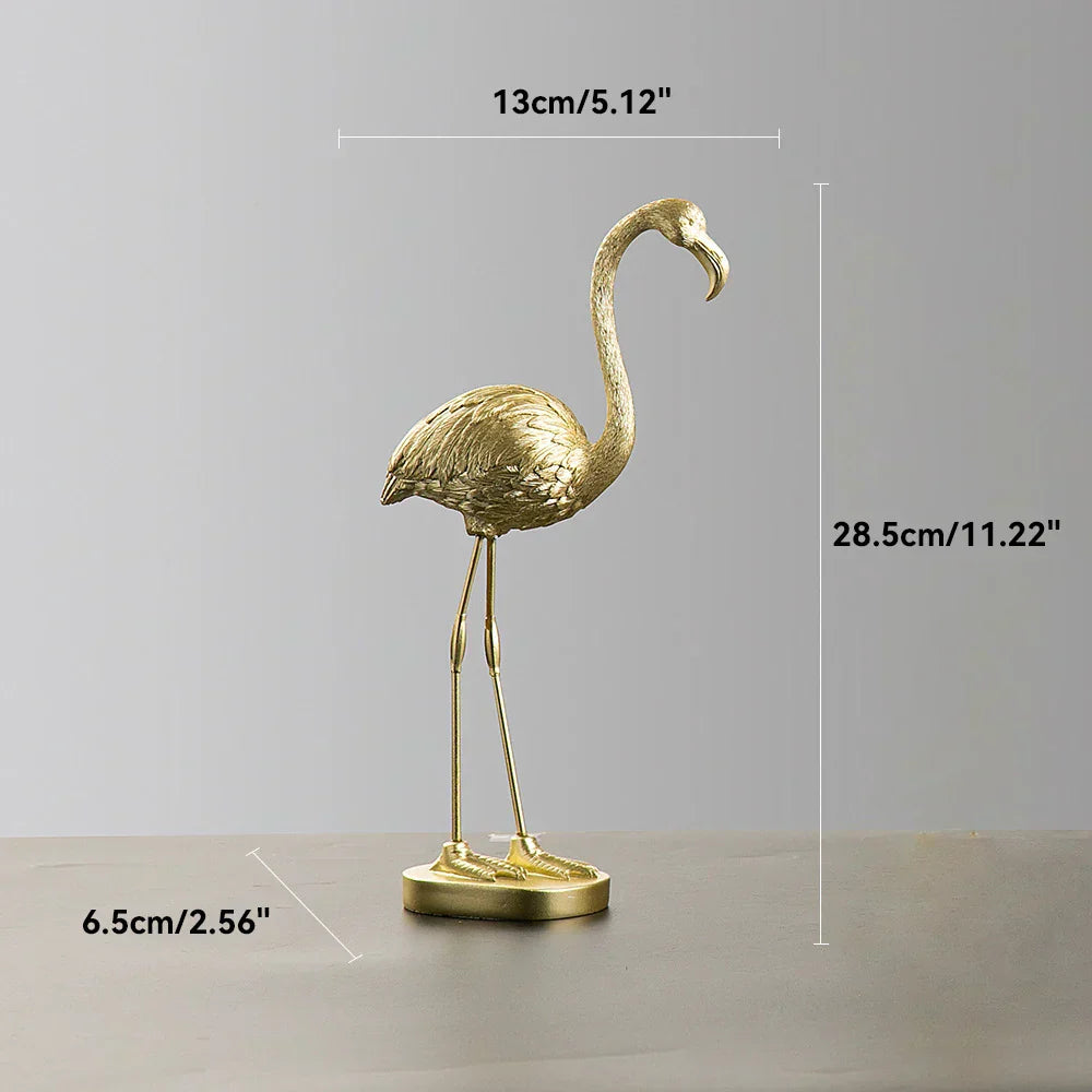 Flamora dekorativ flamingo figur – Eleganse og unik karakter for hjemmet Skanto