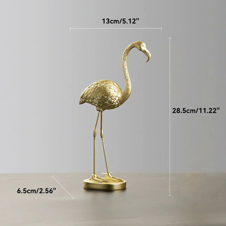 Flamora dekorativ flamingo figur – Eleganse og unik karakter for hjemmet Skanto