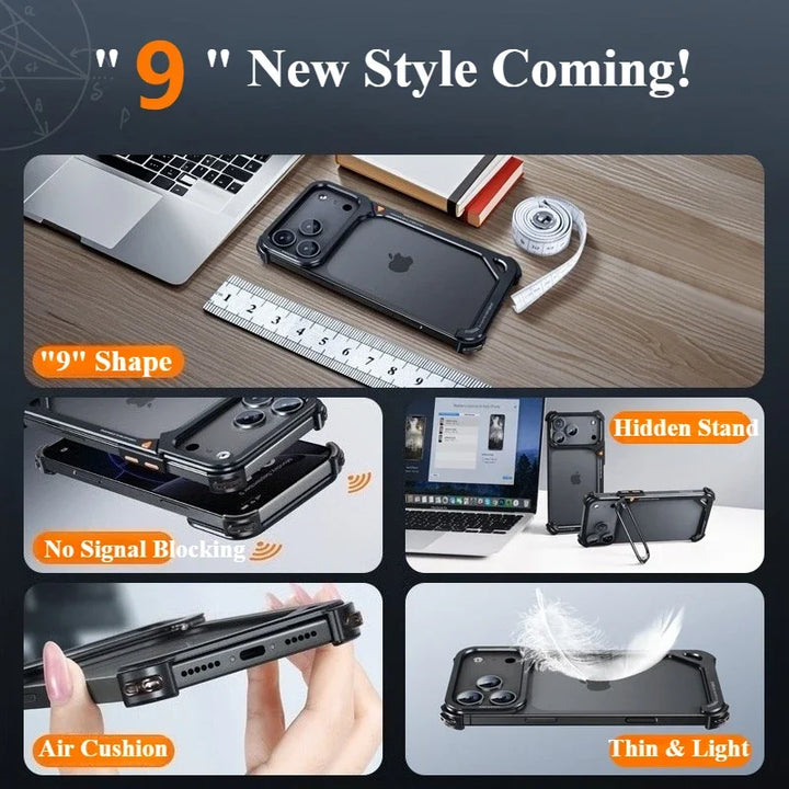 Skanto | Metal Rammefri Bumper iPhone17 Shield