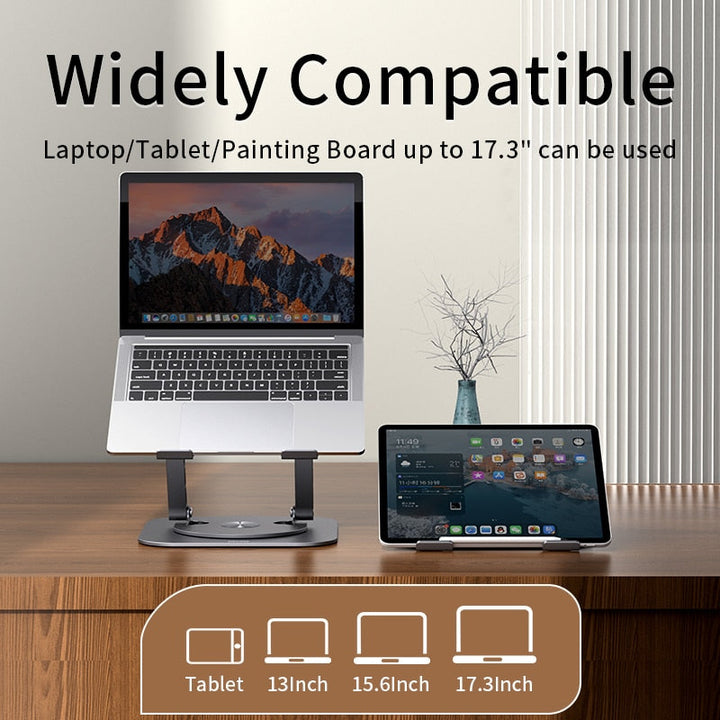 360 Rotering Laptop Stativ | Skanto