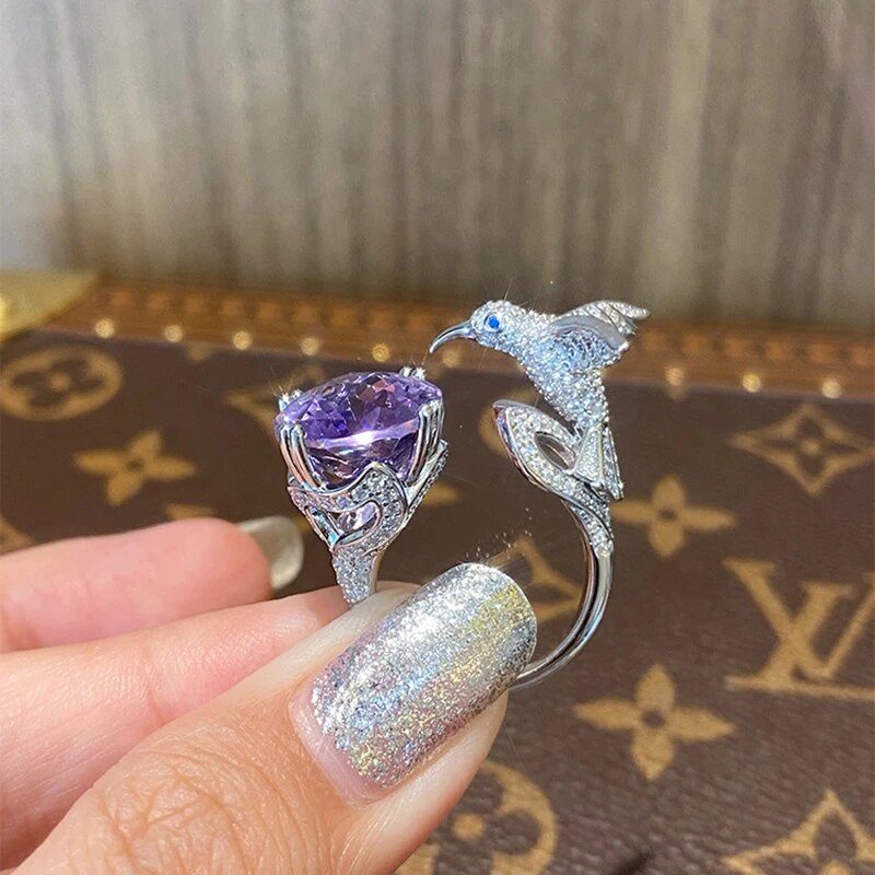 Skanto | Majestetisk Kolibri Edelsten Ring