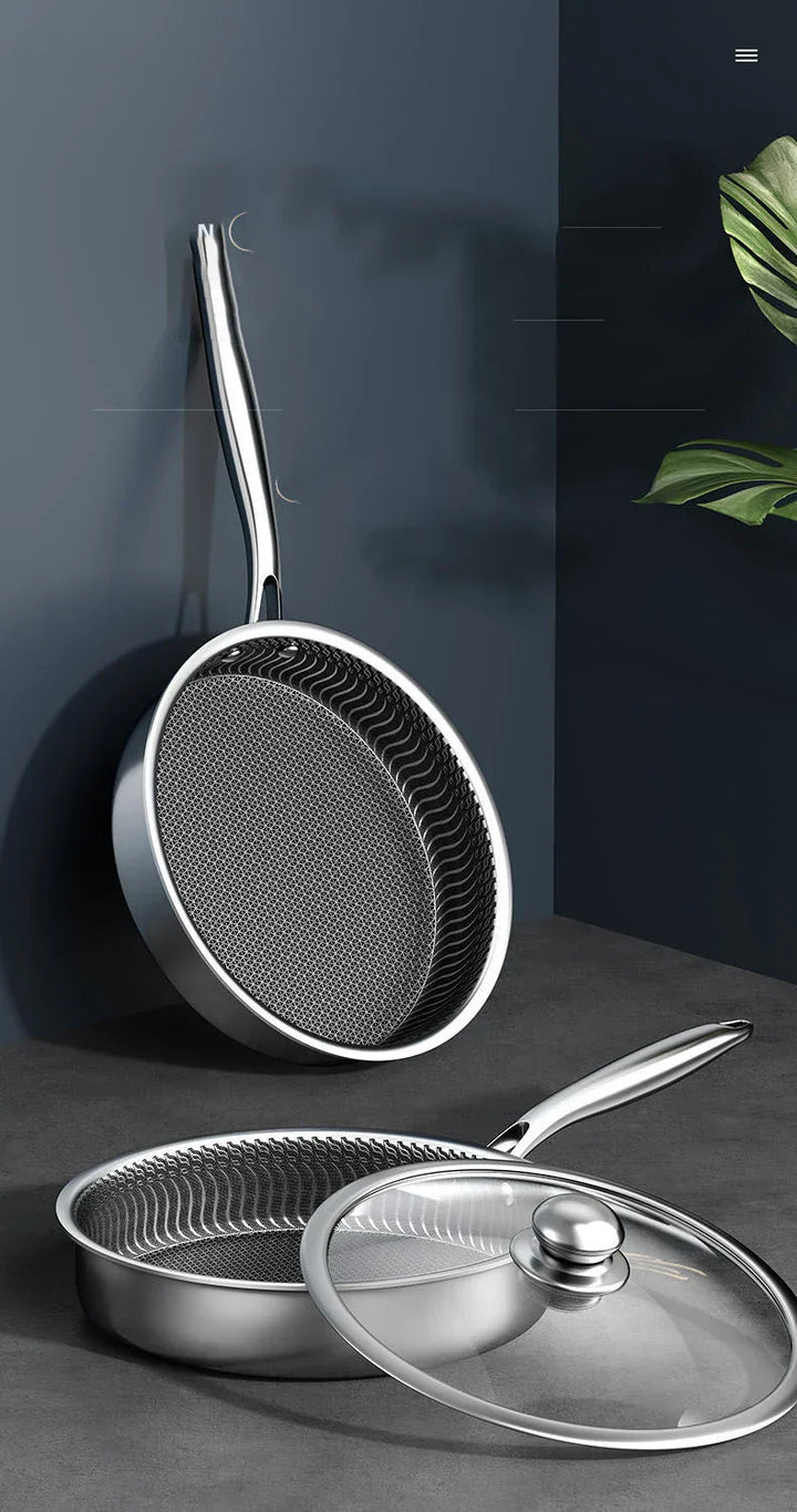 SmartSlick - Antibakteriell olje-besparende stekepanne med non-stick belegg Skanto