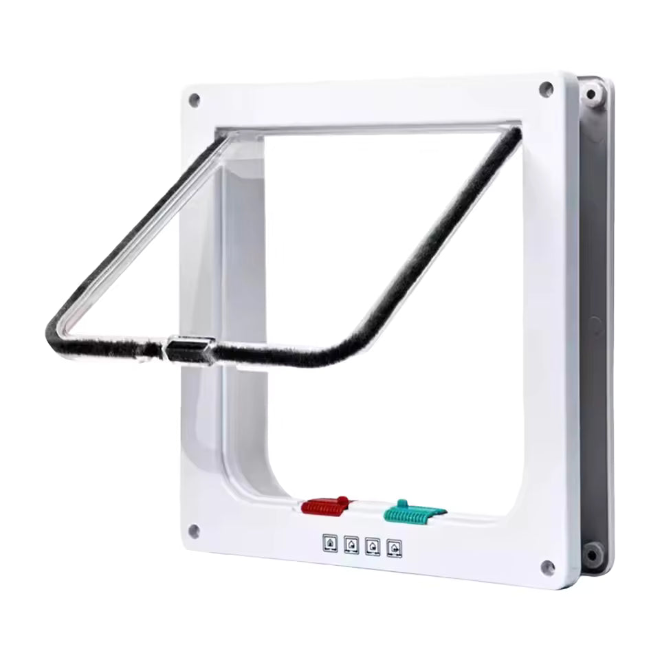 4 Way Pet Door for Cats and Dogs Skanto
