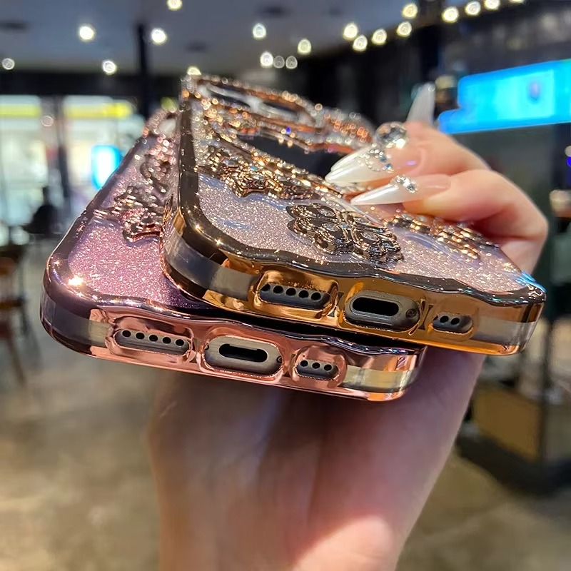 Skanto | Butterfly Glitter Diamond Speilcover for iPhone
