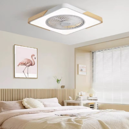 Skanto | Ultra-Tynn Nordisk-Inspirert Firkantet Takvifte Lampe