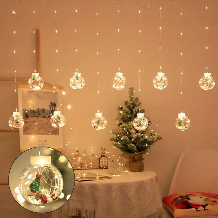 Skanto | LantaarnLuxe | Varm LED julegardin dekor