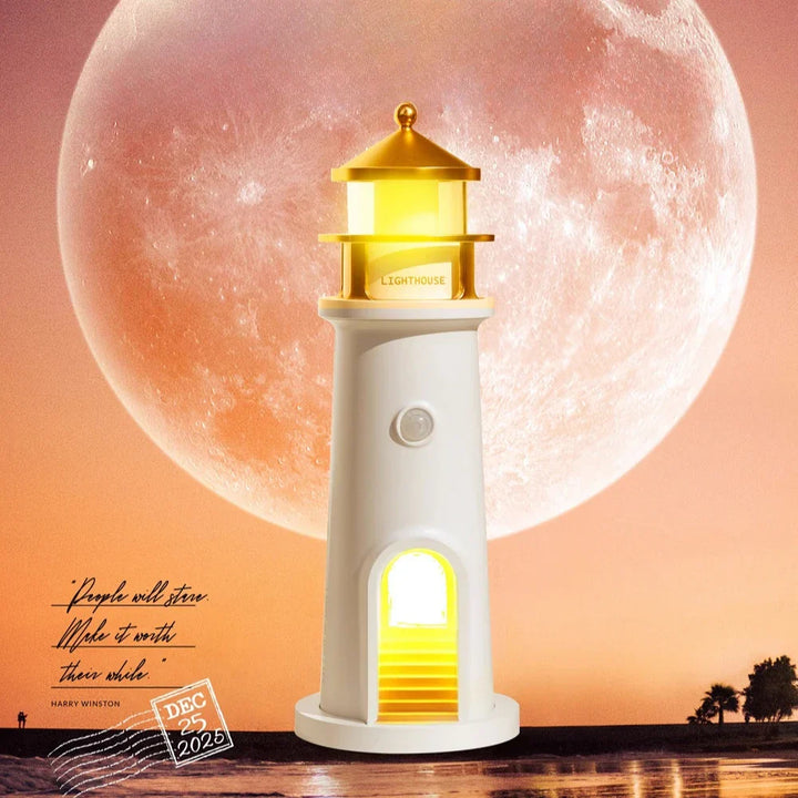Moon Harbor Fyrtårn Nattlampe | Skanto