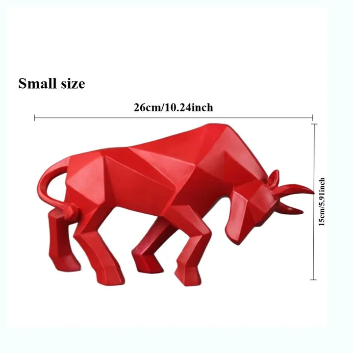 Skanto | ToroArte Stål Skulptur | Nordisk Design | Harzfigur Moderne | 35 cm / 26 cm