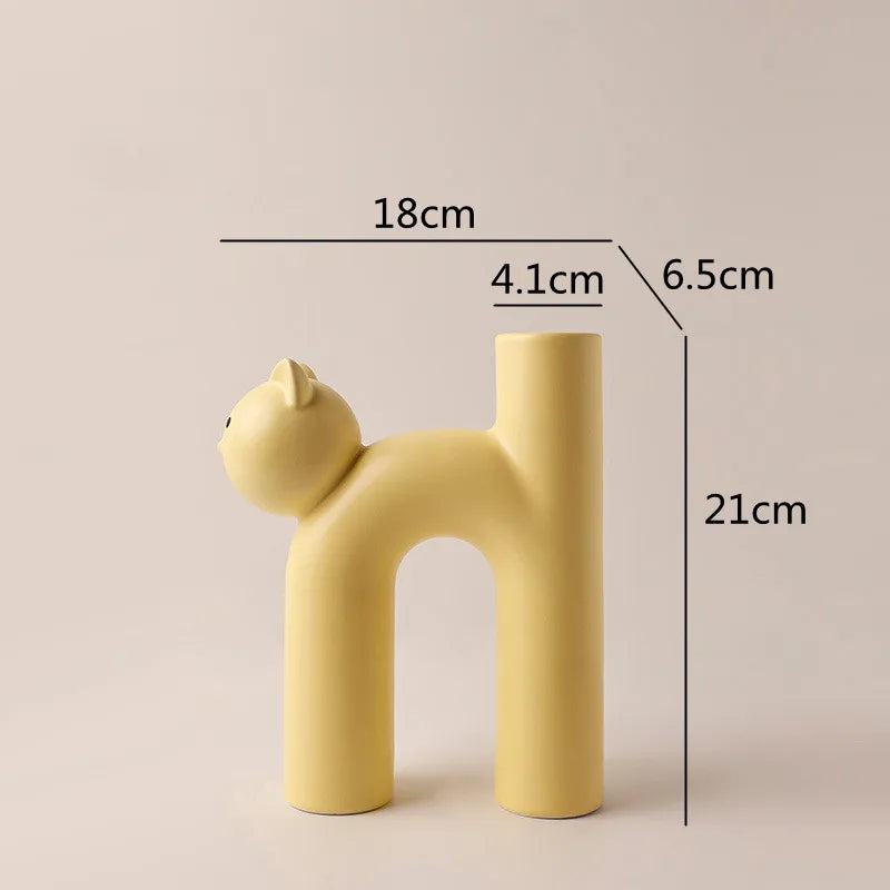 Skanto | Mini Katt Elegant Minimal H-form Blomster vase