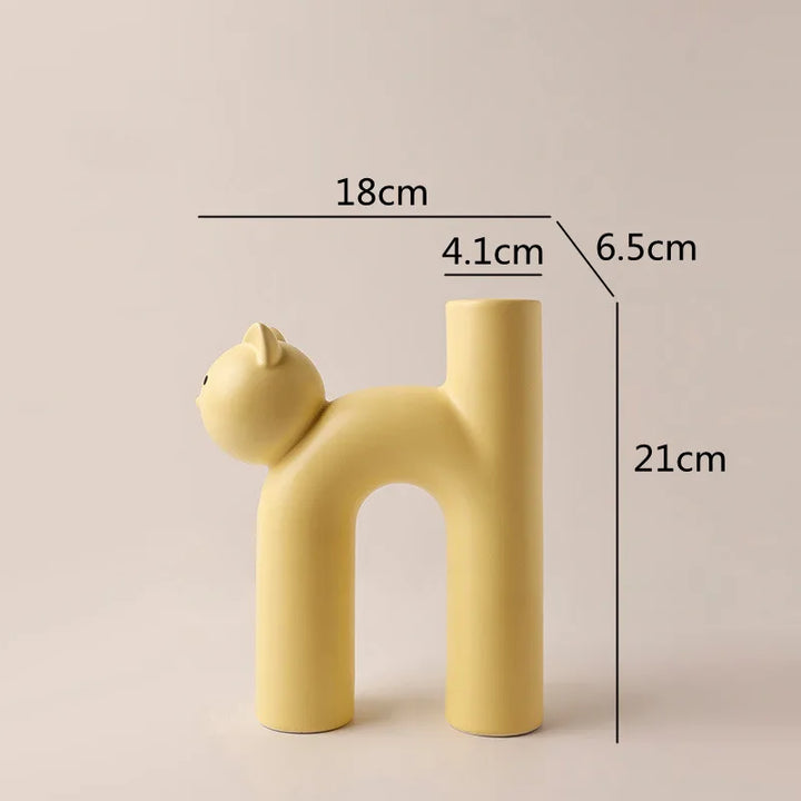 Skanto | Mini Katt Elegant Minimal H-form Blomster vase
