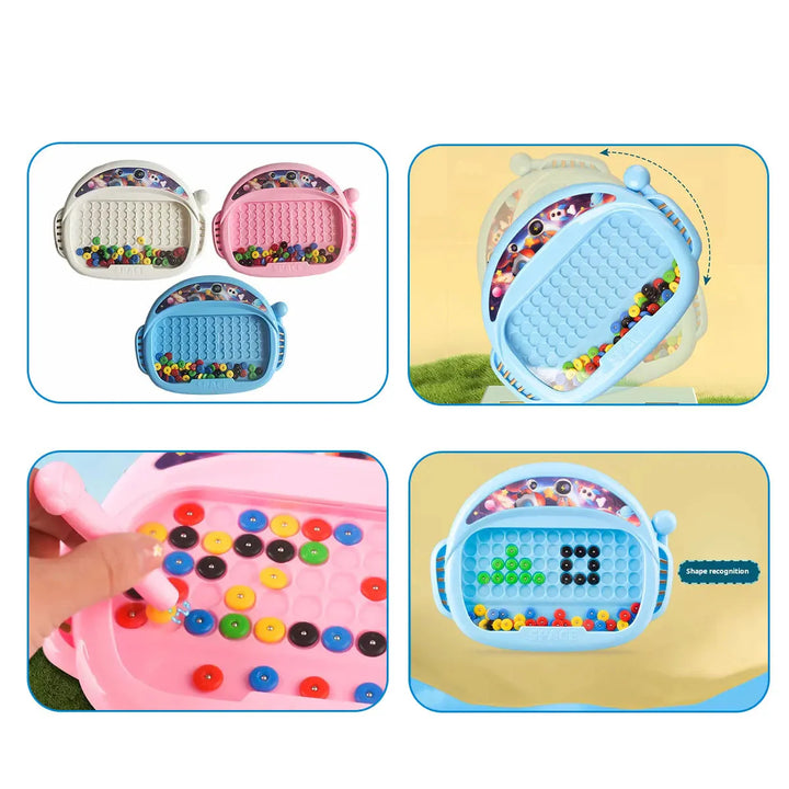 Skanto | Magnetisk penn og perler tegnebrett - Perfekt for på farten!