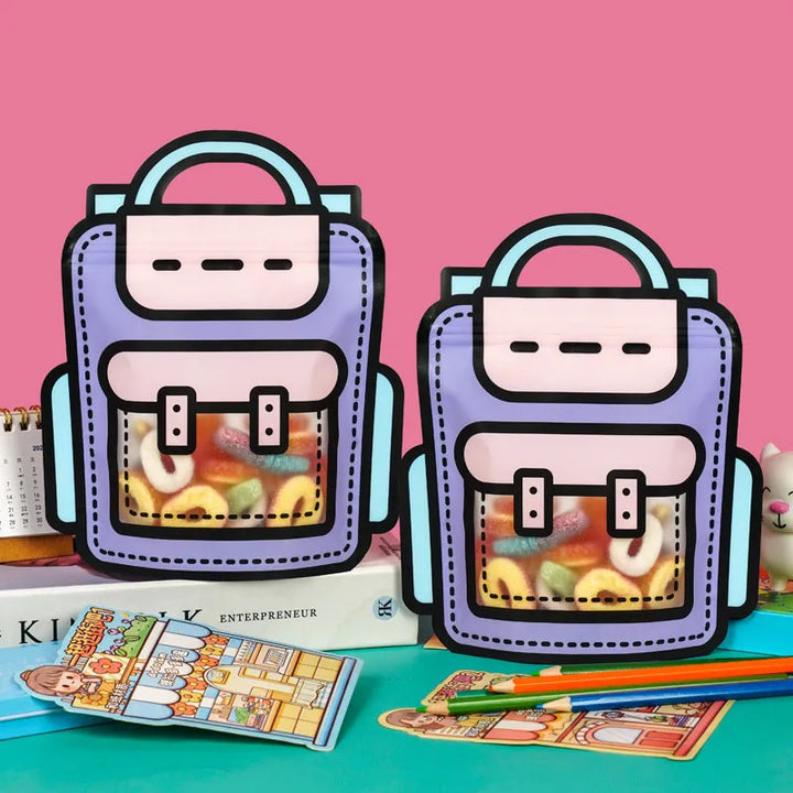 Skanto | 50stk Kreativ 2D Tegneserie Skoleveske