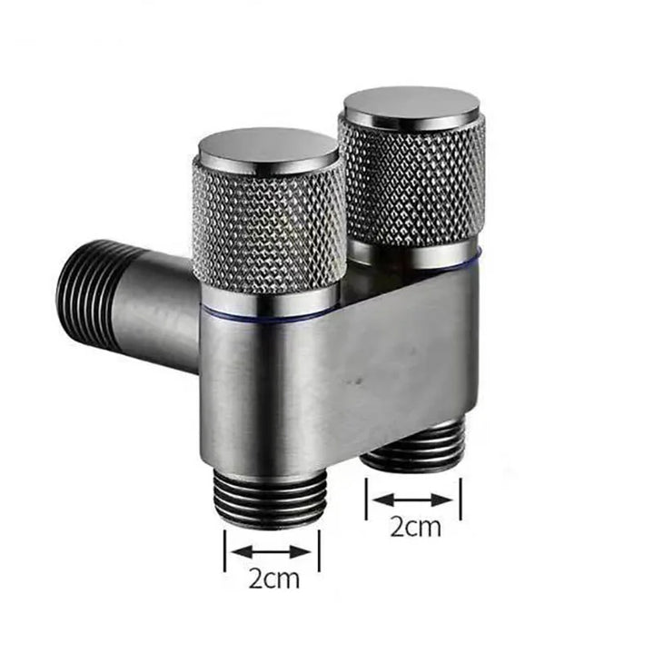 Dual Flow Pro – 2-i-1 Vegghane for toalett og vaskemaskin Skanto
