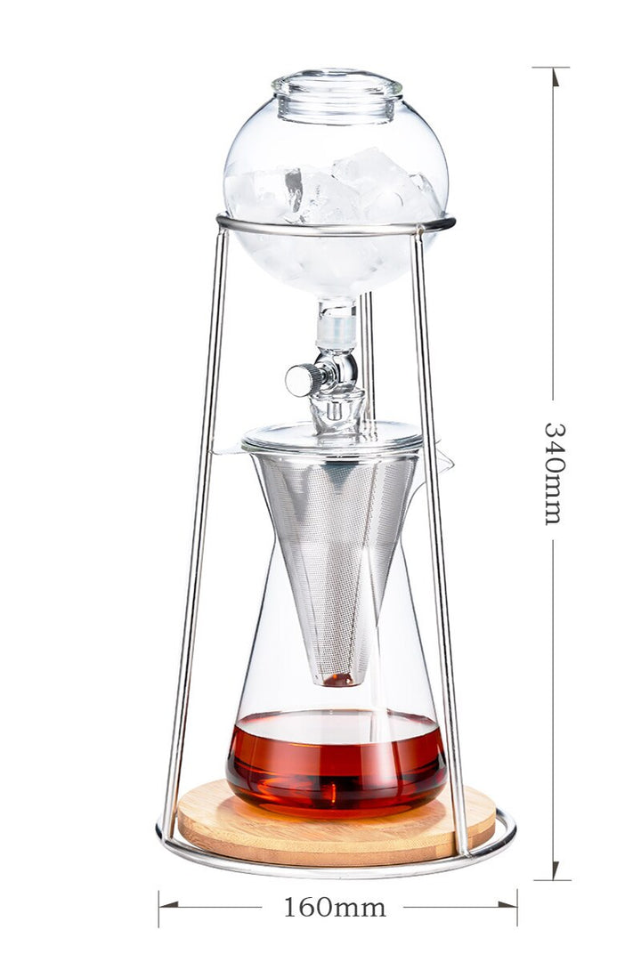 Skanto | Vintage Art Brew Glass Gjenbrukbar Drypp Kaffe Kanne