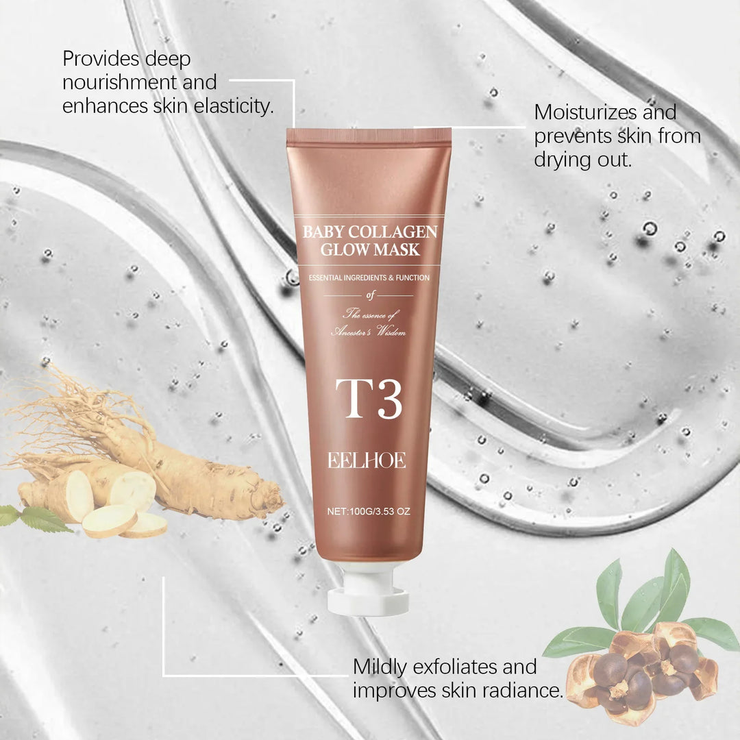 Skanto | Koreansk Glass Hud Kollagen Glow Maske