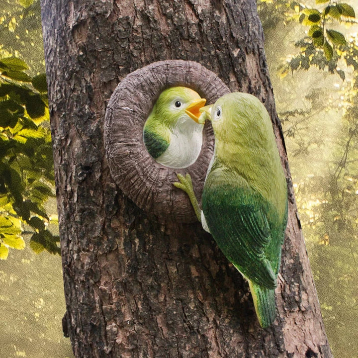Lovebirds Tree Hug Wall Hanging Decor | Skanto