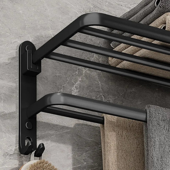 Skanto | Elegant Liv Plassbesparende Sammenleggbar Aluminium Håndkleholder