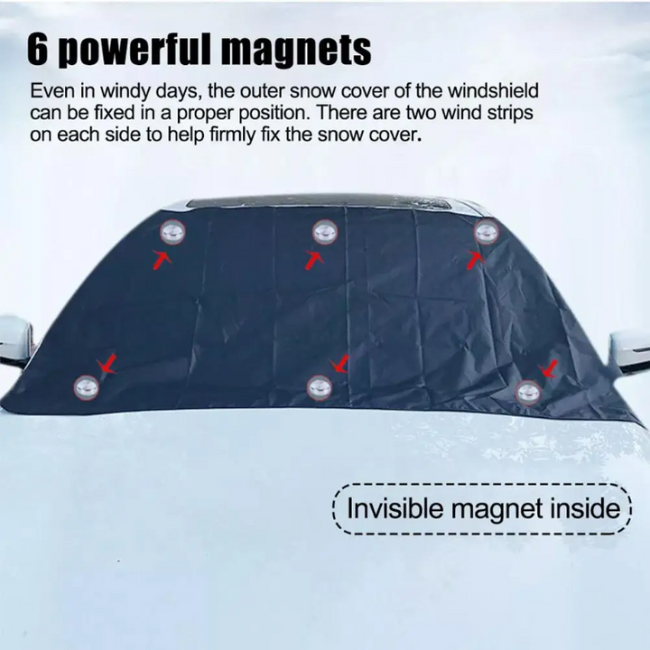 Skanto | AllWeather Shield – Magnetisk Vindskjerm Beskytter for Bil, Anti-Frost & UV