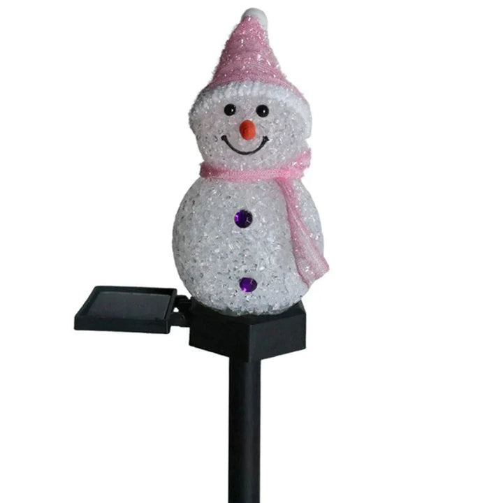 Solar-Powered Snowman Lamp - SolarSnow | Skanto