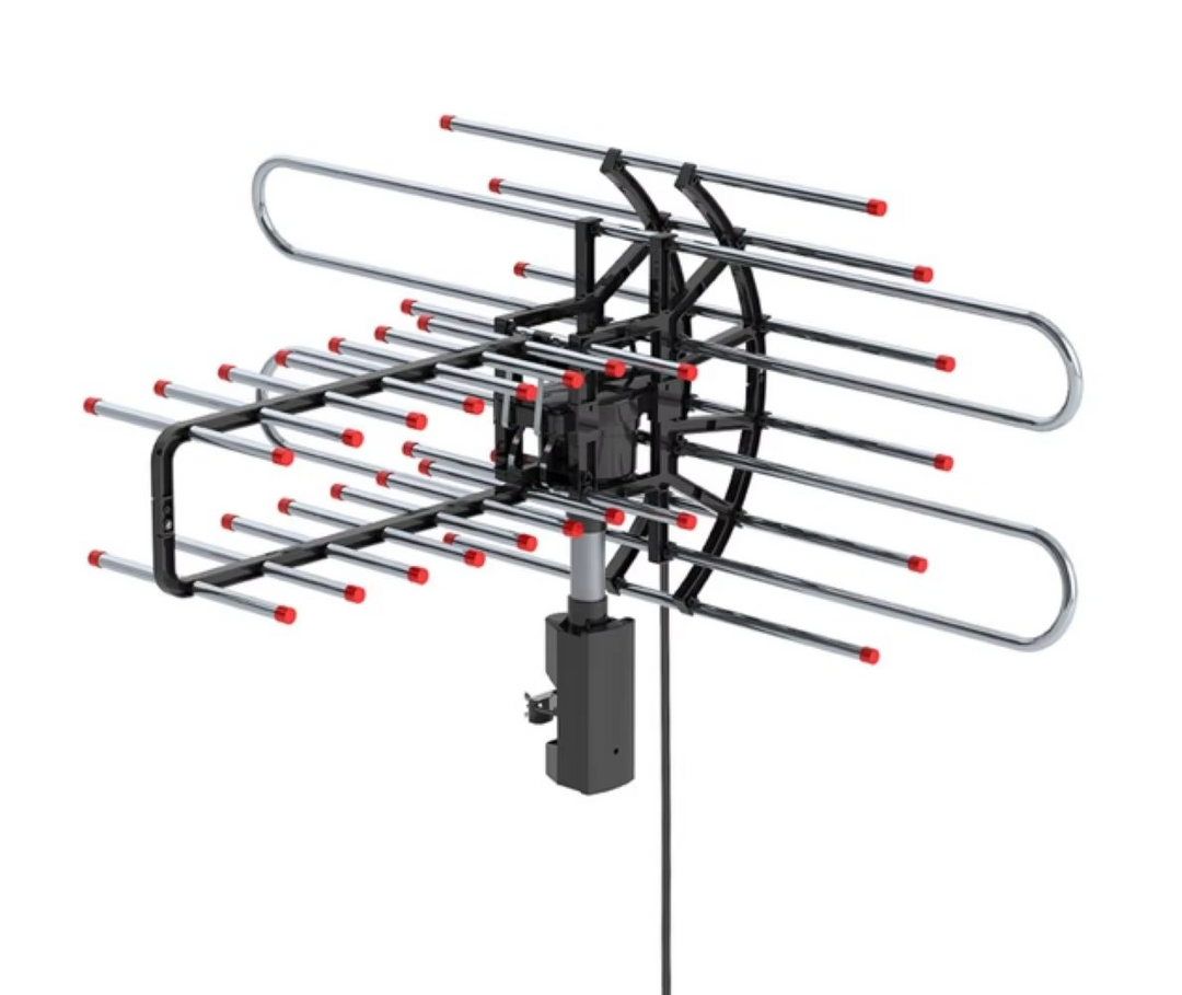 Skanto | 360° Roterende Dual Frekvens Utendørs TV Antenne med Dual Utganger