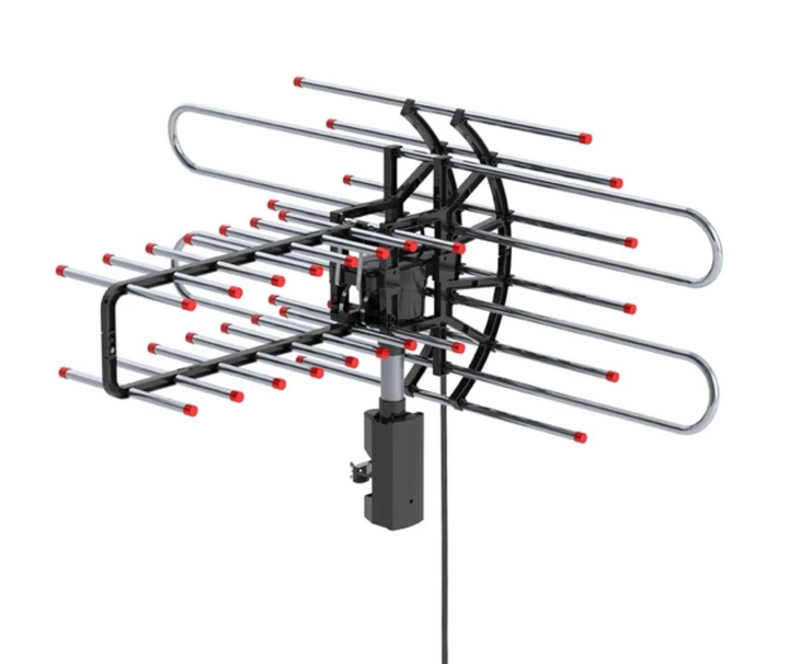 Skanto | 360° Roterende Dual Frekvens Utendørs TV Antenne med Dual Utganger