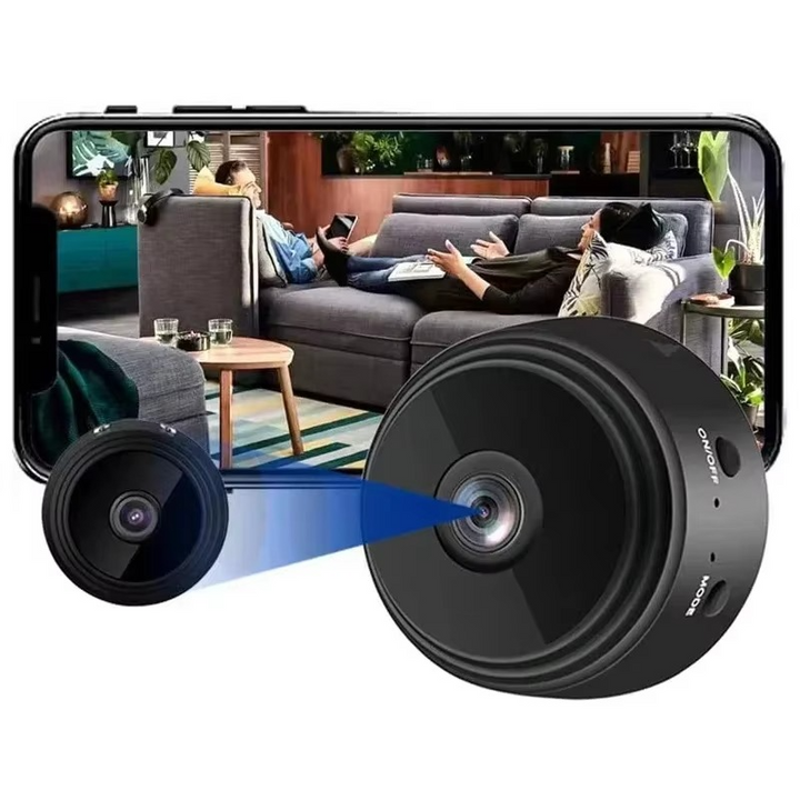 Skanto | Kompakt HD 720P Trådløs Mini Smart Sikkerhetskamera med Mobilovervåkning