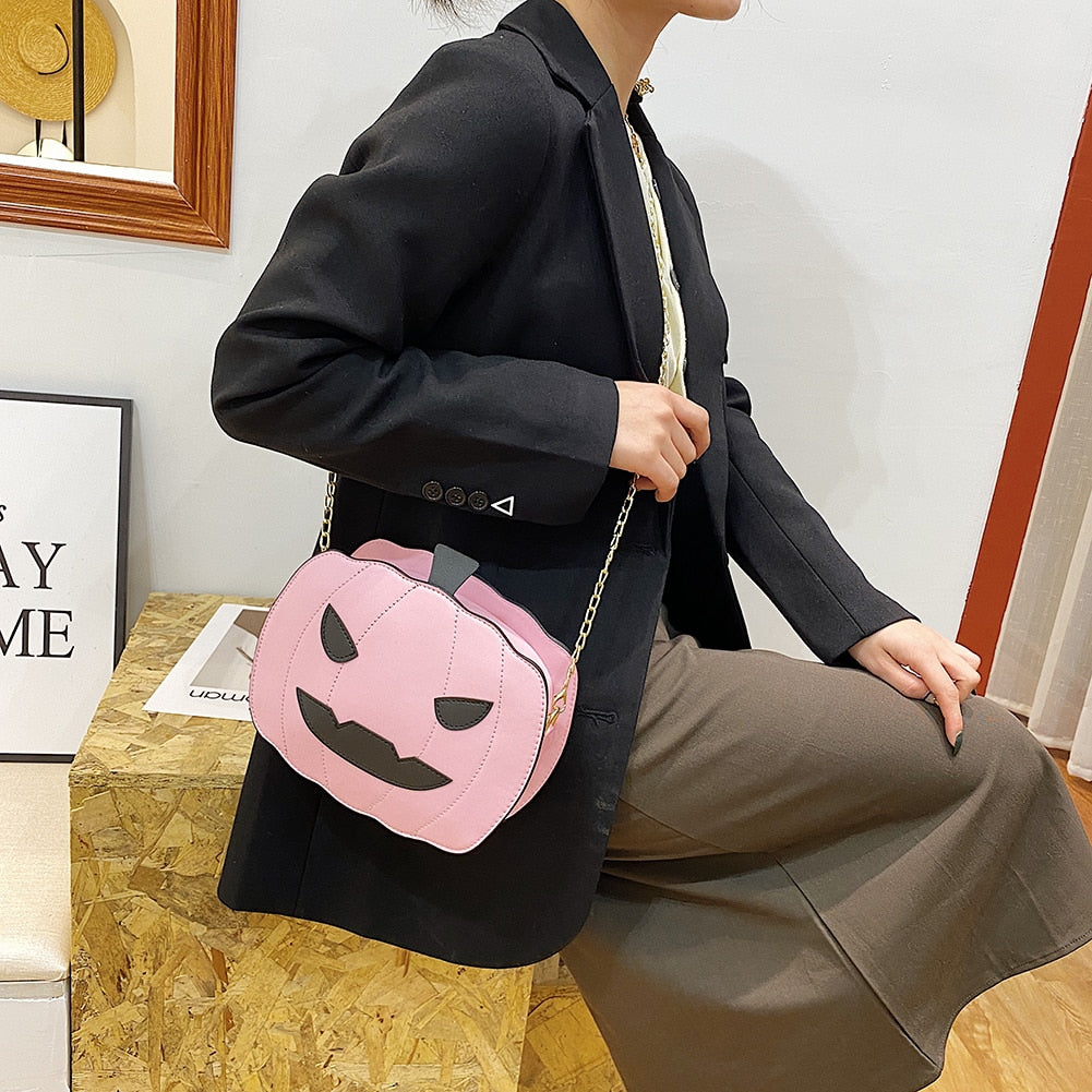 Skanto | Pumpkinsk Form Mini Skulderveske