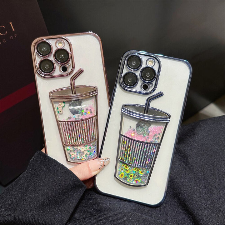 Skanto | Glitter Star Drikkekopp iPhone Cover