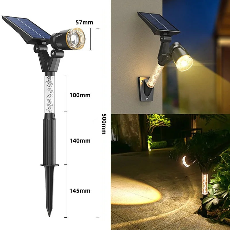 Solar LED Hage Hjem Utendørs Sti Spotlights | Skanto