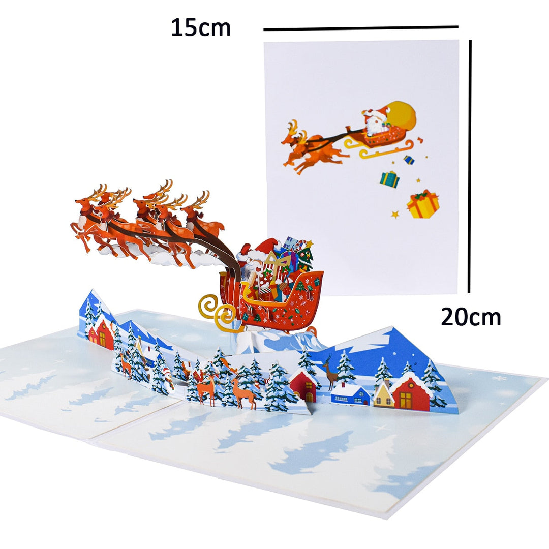 Skanto | 3D Pop-Up Glade Julegavekort