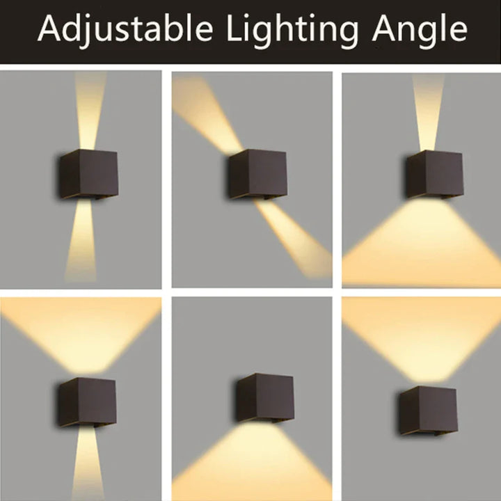 Utendørs LED-vegglampe | Skanto