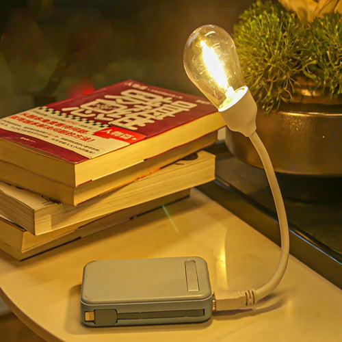USB LED Roterende Nattlampe – Fleksibel Lese lampe for På- Gå | Skanto
