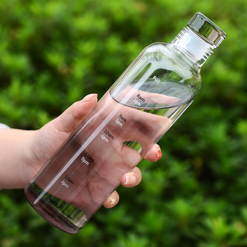 Skanto | Tid Skala varmebestandig glassvannflaske